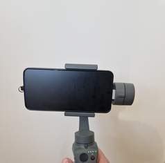 DJI Osmo Mobile 2 Gimbal, grau, Smartphone-Stabilisierung, wie neu