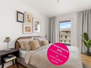 Vienna City Flair & Nature Combined: Living at Nordwestbahnhof, 1186.9 €, Immobilien-Wohnungen in 1200 Brigittenau