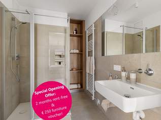 Special Opening Offer: 2 months rent-free & € 250 furniture voucher!, 2919.95 €, Immobilien-Wohnungen in 1200 Brigittenau