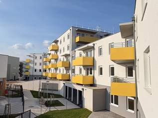 Neubau-Erstbezug im „ein viertel grün“ – hochwertig wohnen mit Balkon & Tiefgarage in Wr. Neustadt, 965.43 €, Immobilien-Wohnungen in Niederösterreich