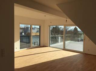 Schönste Aussicht und Komfort, weil Dachgeschoss und Grünruhelage // Beautiful view and comfort, top-floor apartment in a quiet, green location //, 2370.63 €, Immobilien-Wohnungen in 1220 Donaustadt