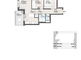 BEZUGSFERTIG I Nähe Mühlwasser I Klimaaktiv-zertifiziert I Tiefgarage I Wärmepumpe I Fußbodenheizung & Kühlung I PV-Anlage, 382200 €, Immobilien-Wohnungen in 1220 Donaustadt