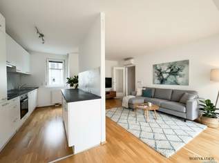 Moderne, lichtdurchflutete 3-Zimmer-Wohnung im 4. Liftstock – Nähe Karmelitermarkt, 1569.57 €, Immobilien-Wohnungen in 1020 Leopoldstadt