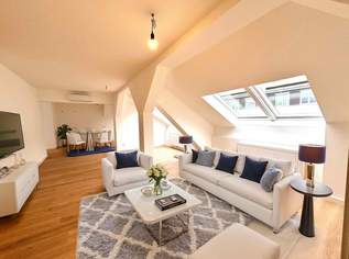 1030! Generalsanierte, klimatisierte 3-Zimmer DG-Wohnung mit Terrasse - alles auf einer Ebene!, 999000 €, Immobilien-Wohnungen in 1030 Landstraße