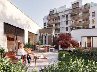 Traum Haus im Innenhof - Moderne 3-Zimmer-Wohnung mit Garten im ERSTBEZUG, 496812 €, Immobilien-Häuser in 1220 Donaustadt