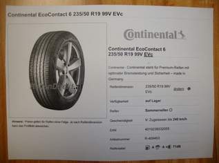 Continental So.Reifen 235/50 R 19, 290 €, Auto & Fahrrad-Teile & Zubehör in 4840 Vöcklabruck