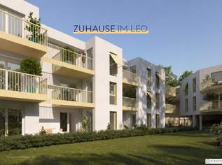 Zuhause IM LEO | Exklusive 2 Zimmer Gartenwohnung mit Terrasse | Tiefgarage im Gebäude | Hauptstraße | Sommer 2029 - Top 7, 294738 €, Immobilien-Wohnungen in 2333 Gemeinde Leopoldsdorf